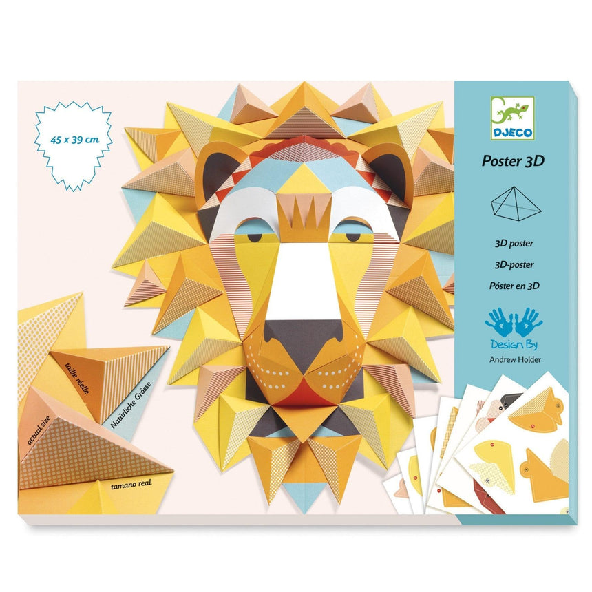 Djeco: składanka lew 3D The King - Noski Noski