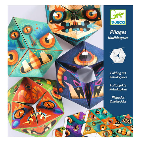 Djeco: składanka papierowa potworki Kaleidocycles Flexmonsters - Noski Noski