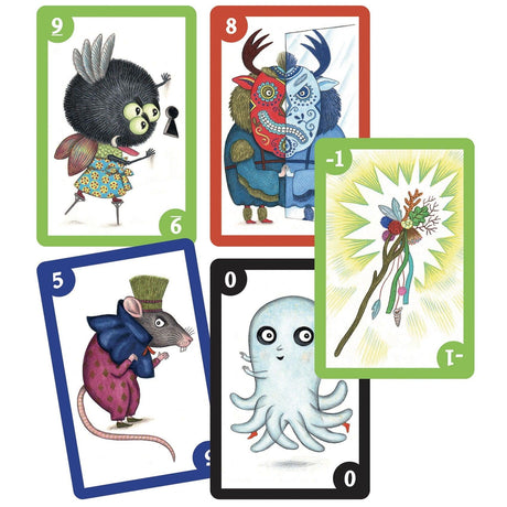 Djeco: strategiczna gra karciana Spooky Boo! - Noski Noski