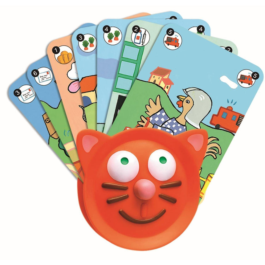 Djeco: uchwyt do trzymania kart kotek Porte-Cartes - Noski Noski