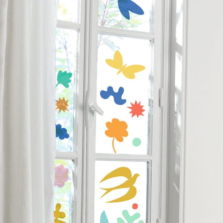 Djeco: wielorazowe naklejki na okno Window Stickers - Noski Noski