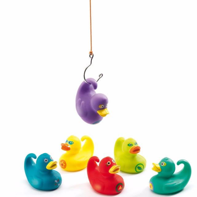 Djeco Rainbow Fishing Ducks –