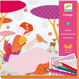 Djeco: zestaw artystyczny frottage All My Beautiful Dresses - Noski Noski
