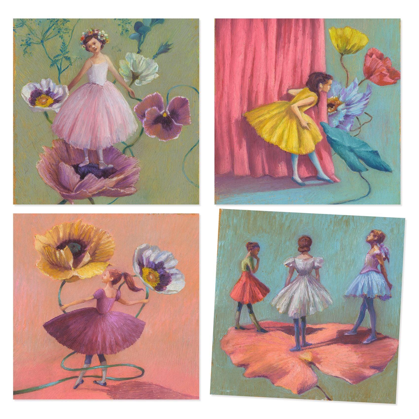 Djeco: zestaw artystyczny inspiracje Baletnice Inspired by Edgar Degas - Noski Noski