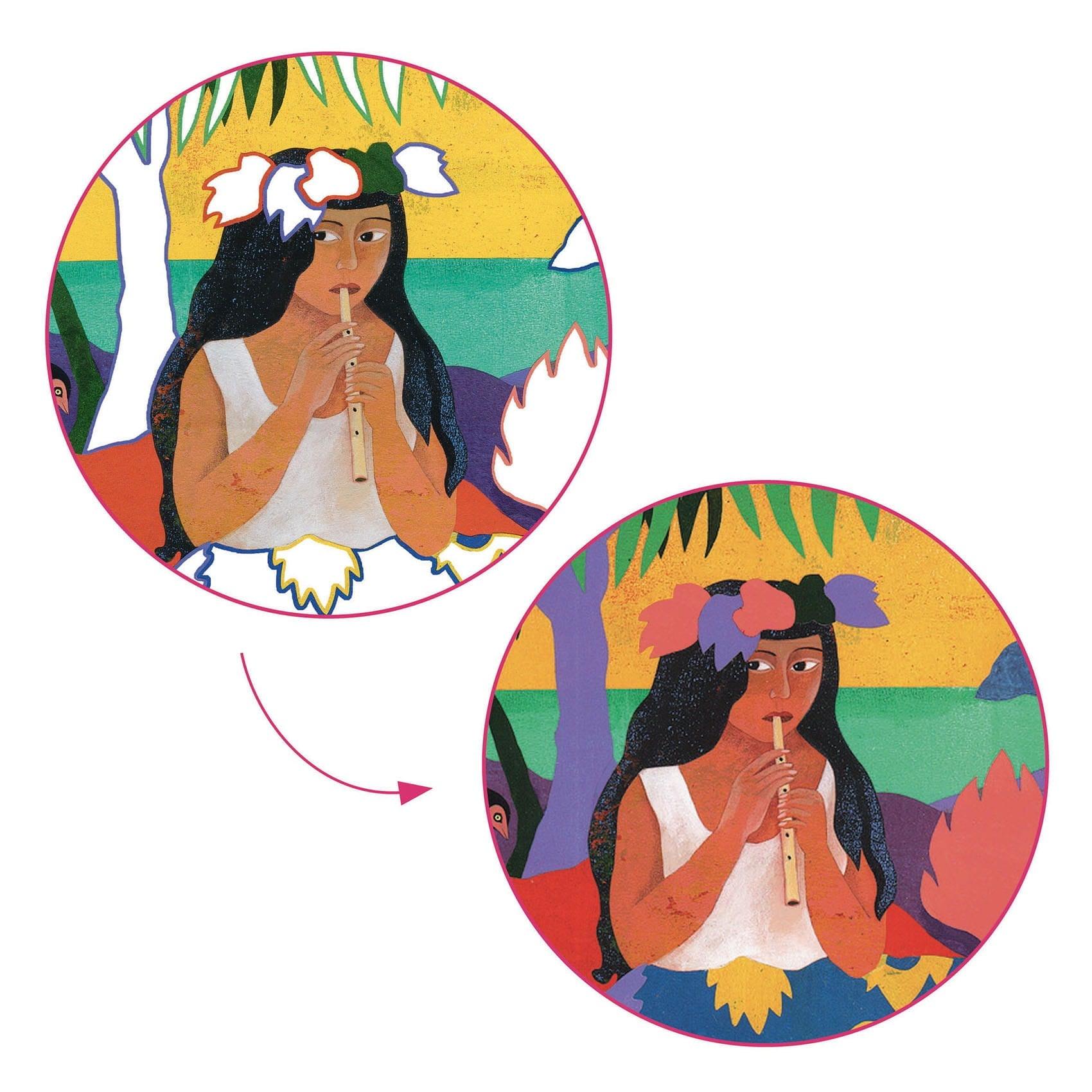 Djeco: zestaw artystyczny inspiracje Polinezja Inspired by Paul Gauguin - Noski Noski