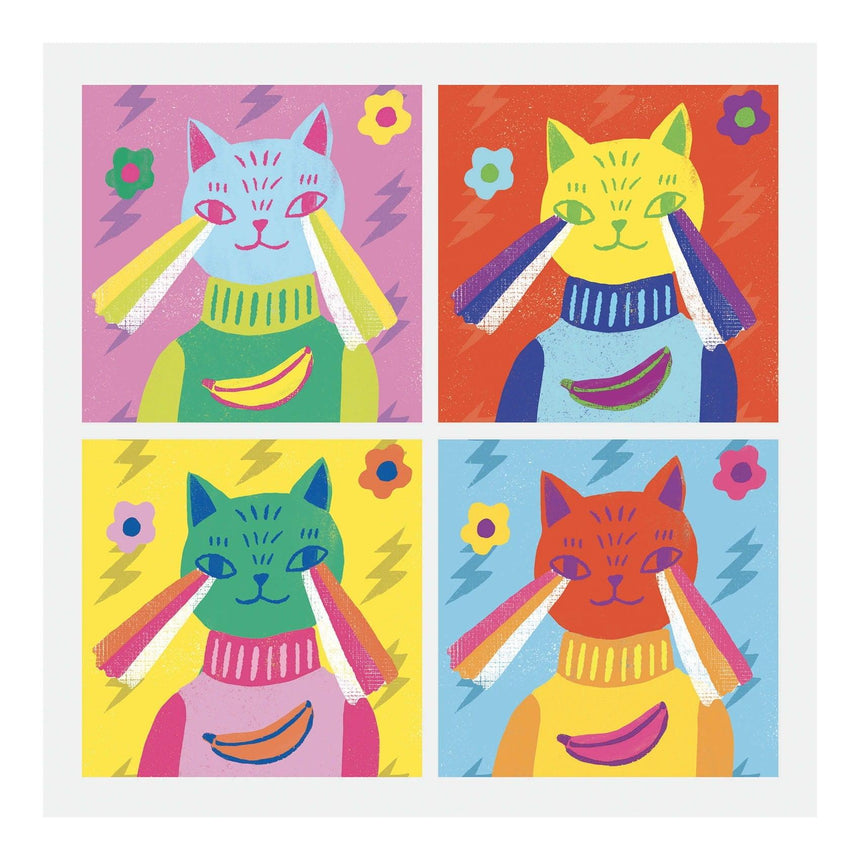 Djeco: zestaw artystyczny inspiracje Pop Art Inspired by Andy Warhol - Noski Noski