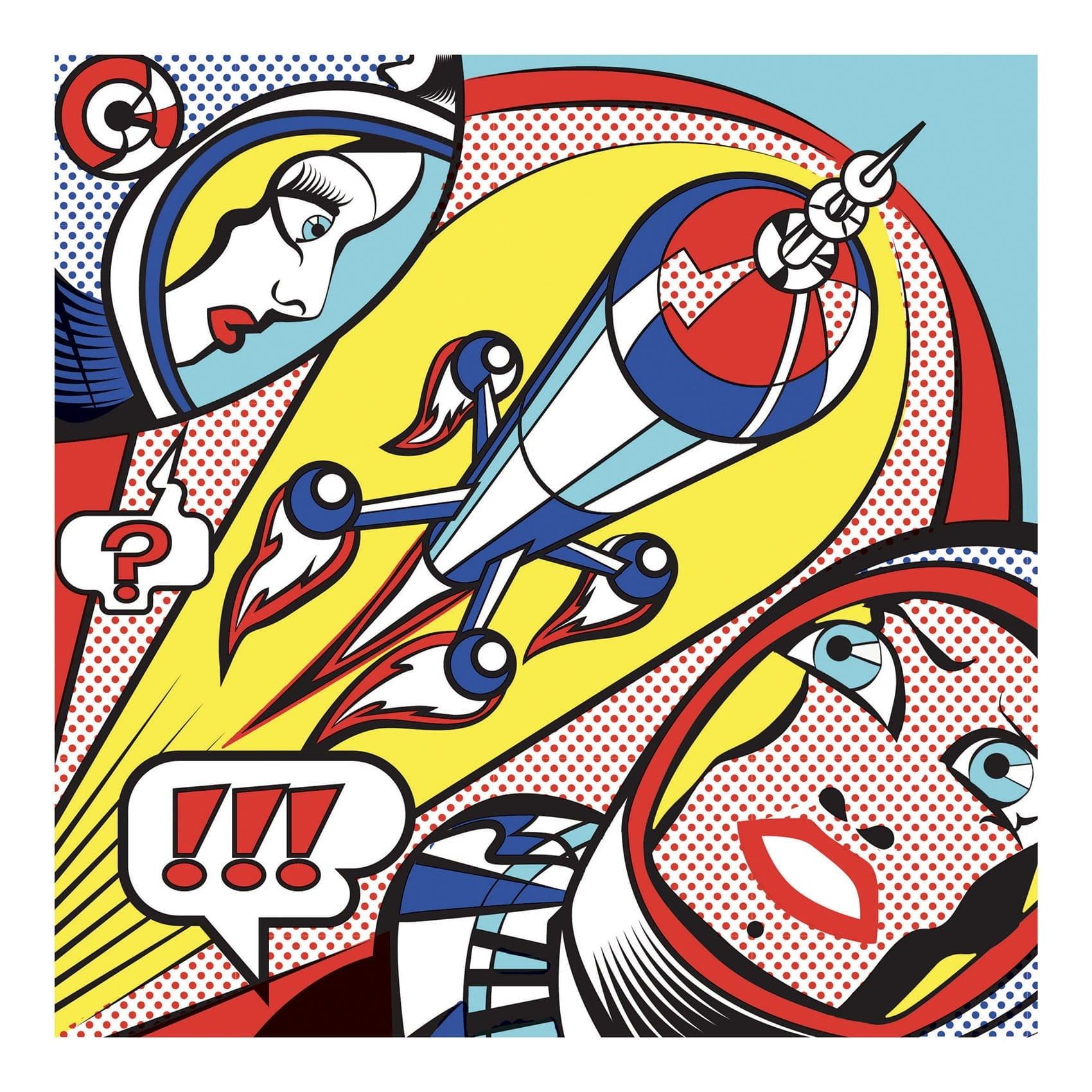 Djeco: zestaw artystyczny inspiracje Super Heroes Inspired by Roy Lichtenstein - Noski Noski
