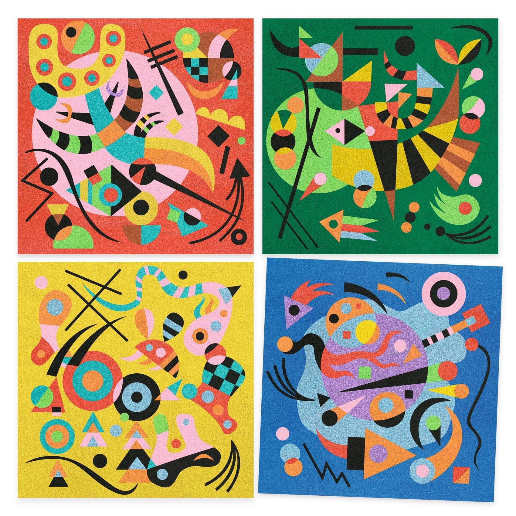 Djeco: zestaw artystyczny inspiracje Sztuka Abstrakcji Inspired by Vasilly Kandinsky - Noski Noski