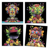 Djeco: zestaw artystyczny inspiracje Wiosenne Warzywa Inspired by Giuseppe Arcimboldo - Noski Noski