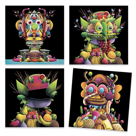 Djeco: zestaw artystyczny inspiracje Wiosenne Warzywa Inspired by Giuseppe Arcimboldo - Noski Noski