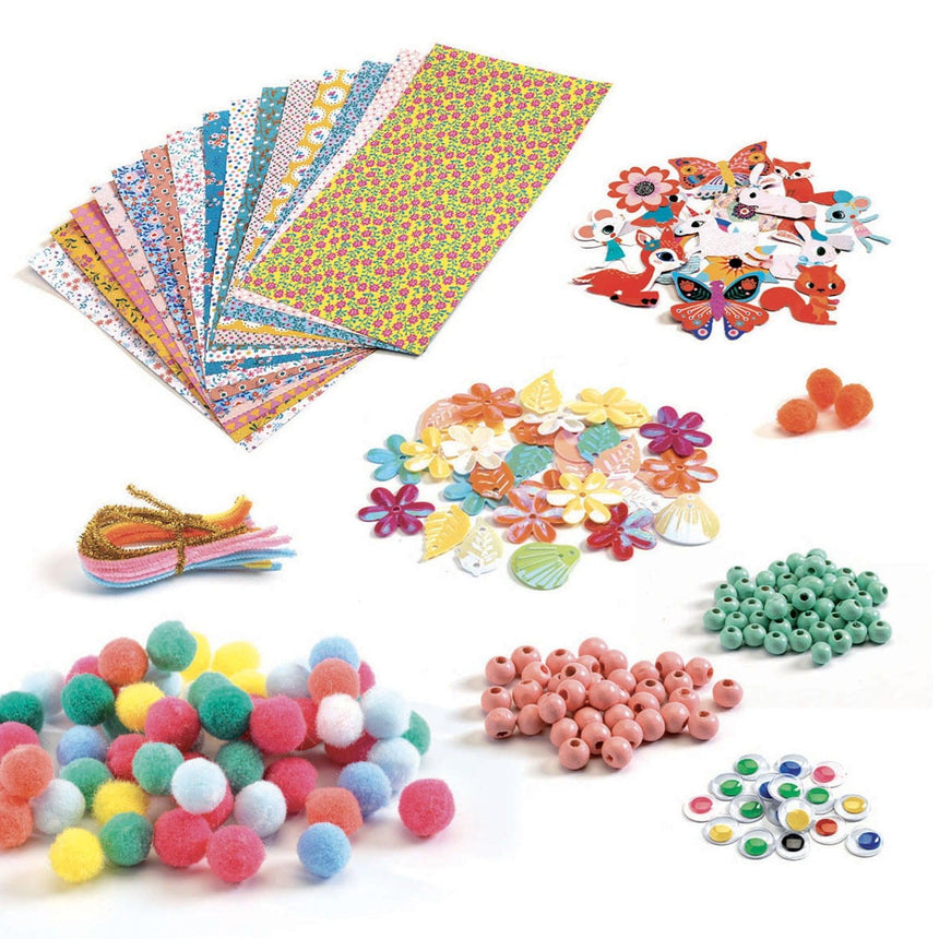Djeco: zestaw artystyczny kreatywne pudełko Creativity Kit - Noski Noski