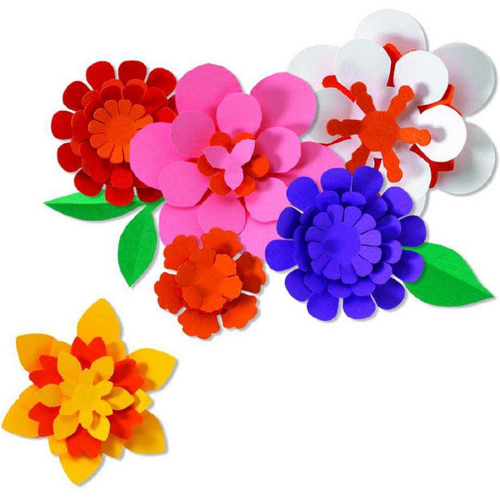 Djeco: zestaw artystyczny kwiaty Paper Flowers - Noski Noski