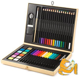 Djeco: zestaw artystyczny teczka Color Box 47 el. - Noski Noski