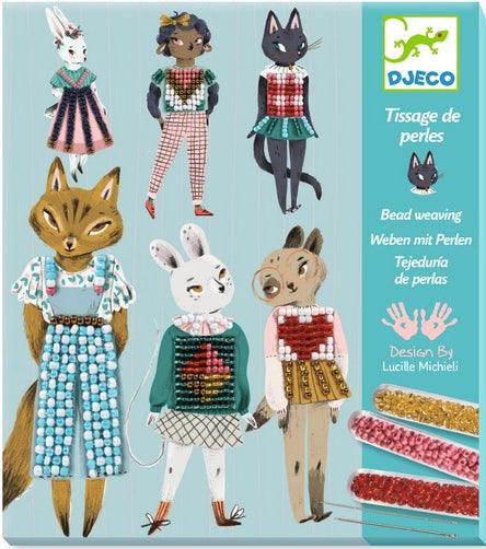 Djeco: zestaw artystyczny tkanie koralikami Beaded Beauties - Noski Noski