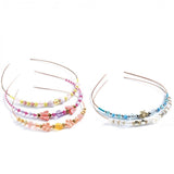 Djeco: zestaw do tworzenia tiar Threading Tray & Headbands - Noski Noski