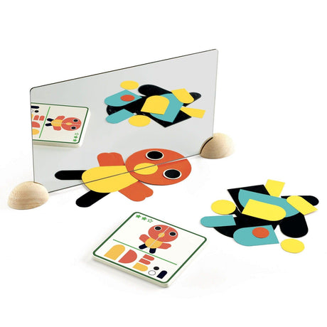 Djeco: zestaw edukacyjny odbicie lustrzane Ze Mirror Animals - Noski Noski