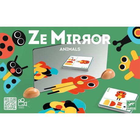 Djeco: zestaw edukacyjny odbicie lustrzane Ze Mirror Animals - Noski Noski