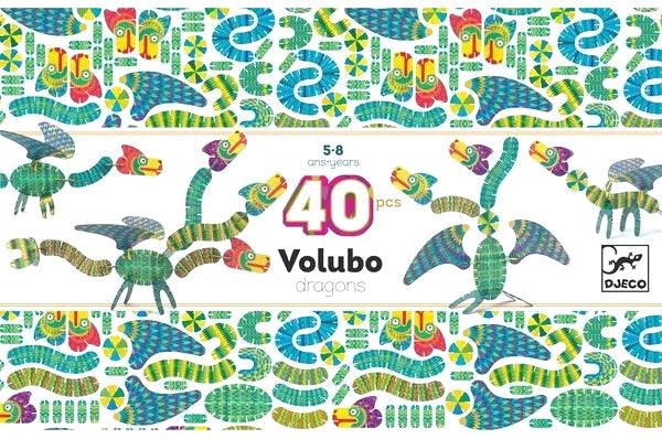 Djeco: zestaw konstrukcyjny Volubo 3D Smoki - Noski Noski