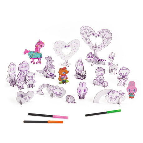 Djeco: zestaw kreatywny Kawaii DIY - Noski Noski