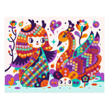 Djeco: zestaw kreatywny mozaika Kokeshi - Noski Noski