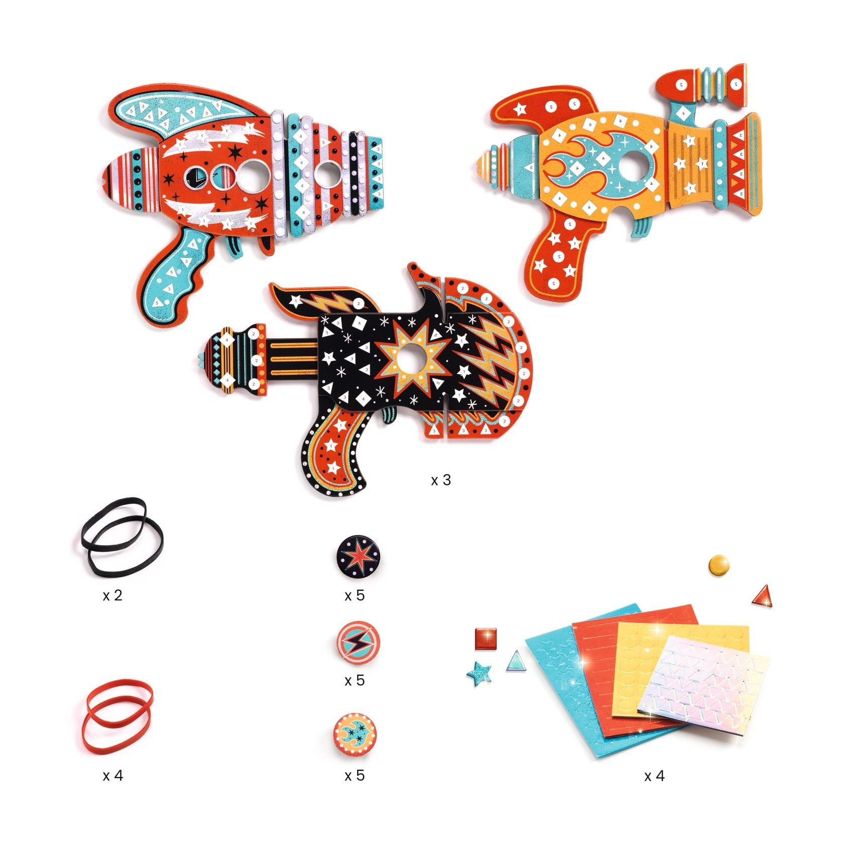 Djeco: zestaw kreatywny mozaiki Rakiety DIY - Noski Noski
