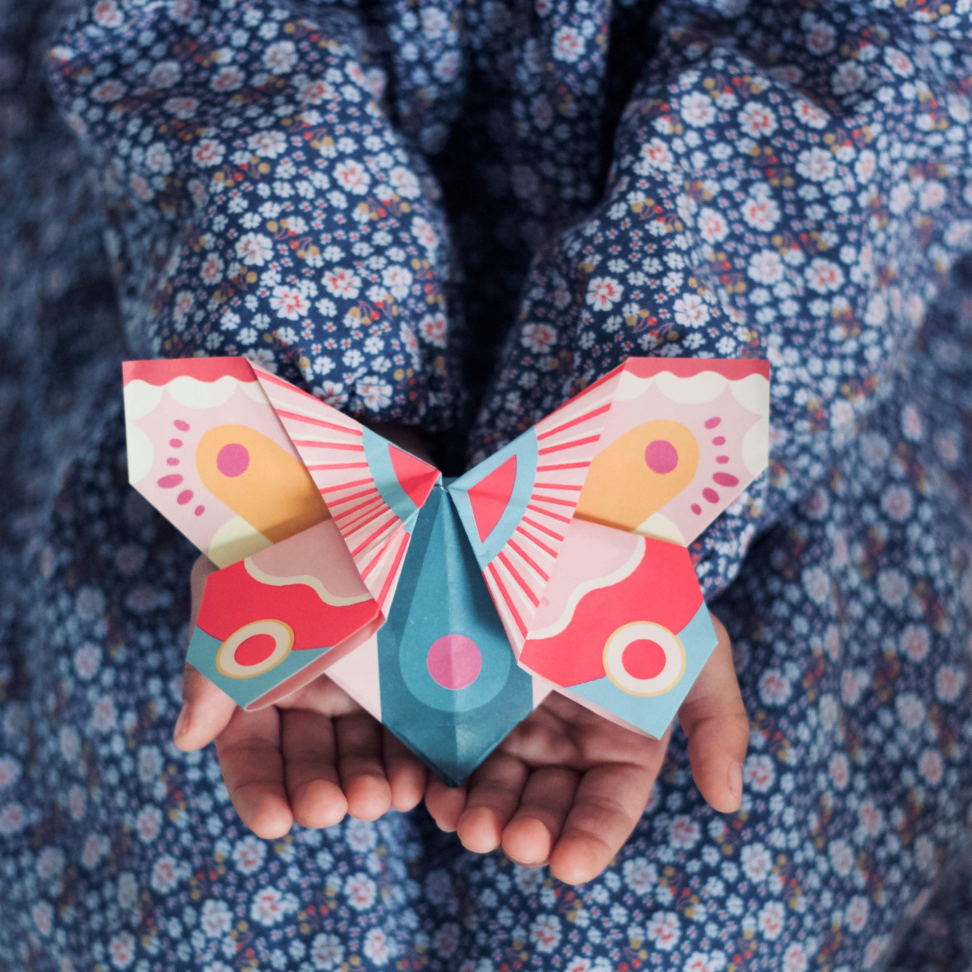 Djeco: zestaw kreatywny origami egzotyczne zwierzęta Tropics - Noski Noski