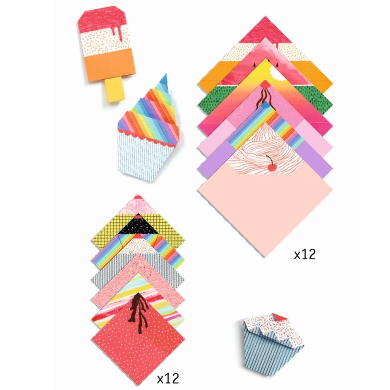 Djeco: zestaw kreatywny origami Lody - Noski Noski