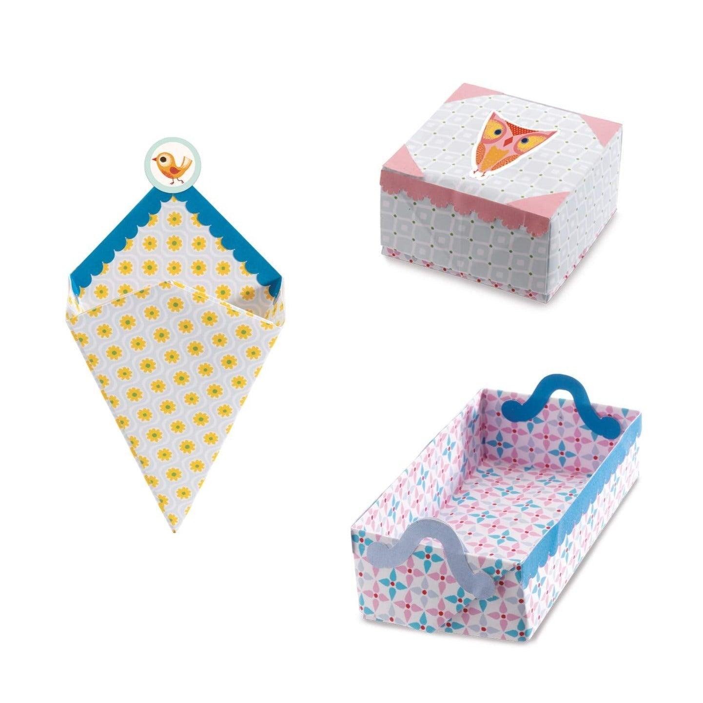 Djeco: zestaw kreatywny origami Pudełeczka - Noski Noski