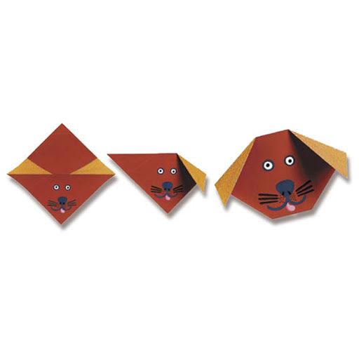 Djeco: zestaw kreatywny origami z naklejkami Zwierzątka - Noski Noski