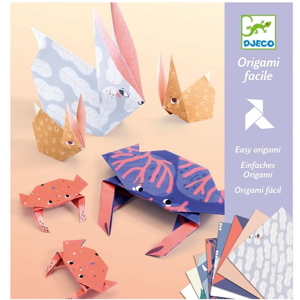 Djeco: zestaw kreatywny origami zwierzątka Family - Noski Noski