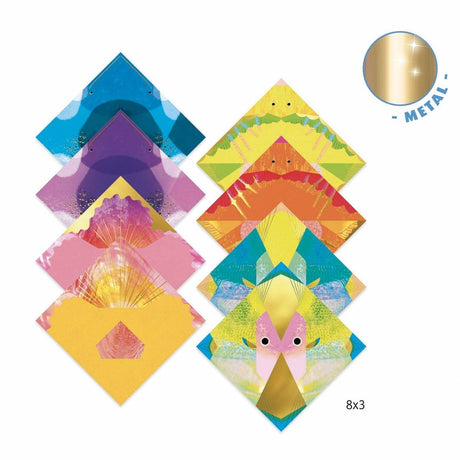 Djeco: zestaw kreatywny origami zwierzęta morskie Sea Creatures - Noski Noski
