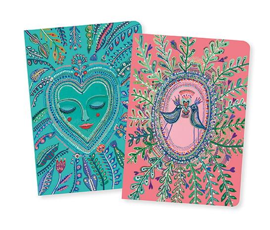 Djeco: zestaw notesików Love Aurelia Small Notebooks - Noski Noski