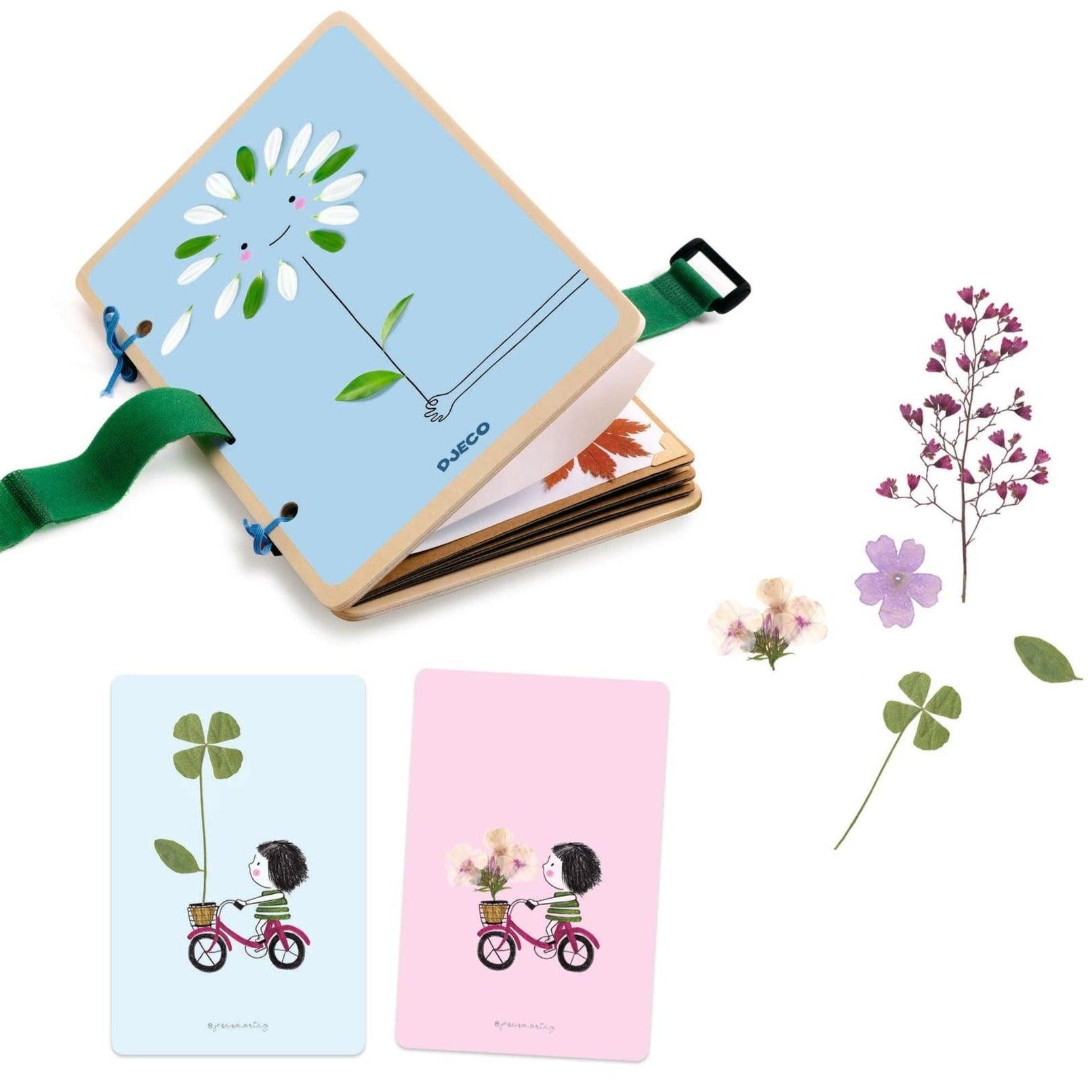 Djeco: zielnik z ozdobnymi kartami DIY - Noski Noski