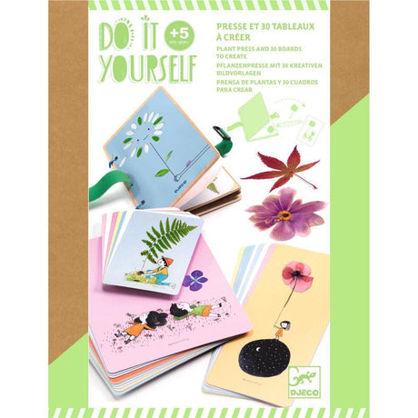 Djeco: zielnik z ozdobnymi kartami DIY - Noski Noski