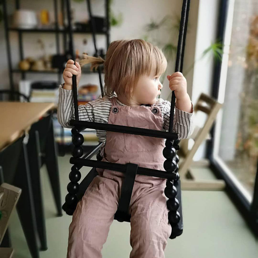 Done by Deer: drewniana huśtawka Wooden Swing - Noski Noski