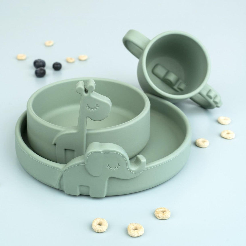 Done by Deer: miseczka silikonowa Peekaboo Raffi Bowl - Noski Noski