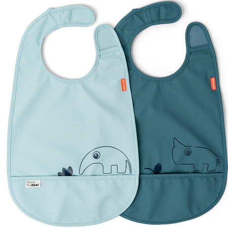 Done by Deer: śliniaki z kieszonką Deer Friends Bib - Noski Noski