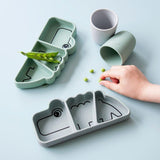Done by Deer: talerzyk z przyssawką Croco Snack Plate - Noski Noski