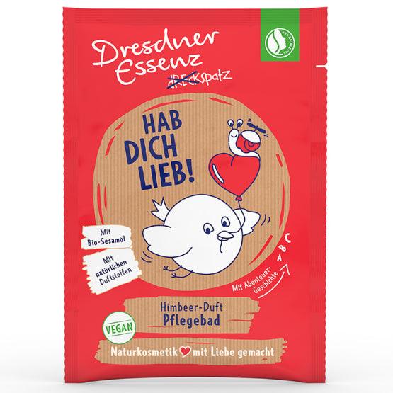 Dresdner Essenz: naturalna sól malinowa do kąpieli Kocham Cię! Dirty Birdie - Noski Noski