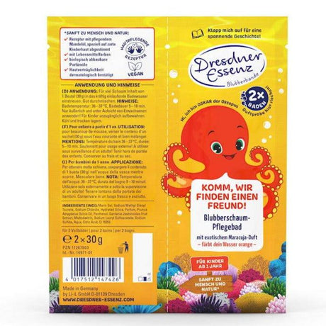 Dresdner Essenz: sól do kąpieli ośmiornica Oskar Bubble Gang 2 x 30 g - Noski Noski
