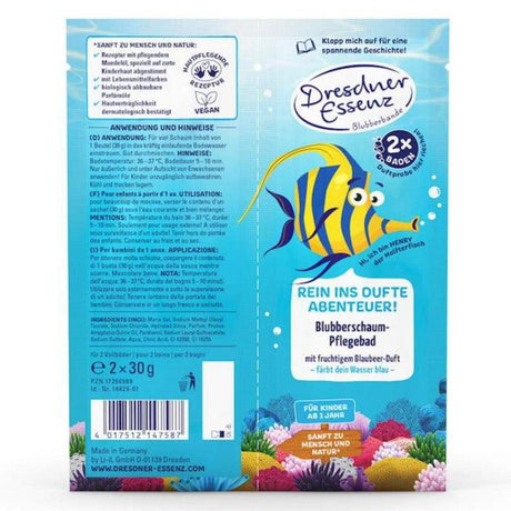 Dresdner Essenz: sól do kąpieli rybka Henry Bubble Gang 2 x 30 g - Noski Noski