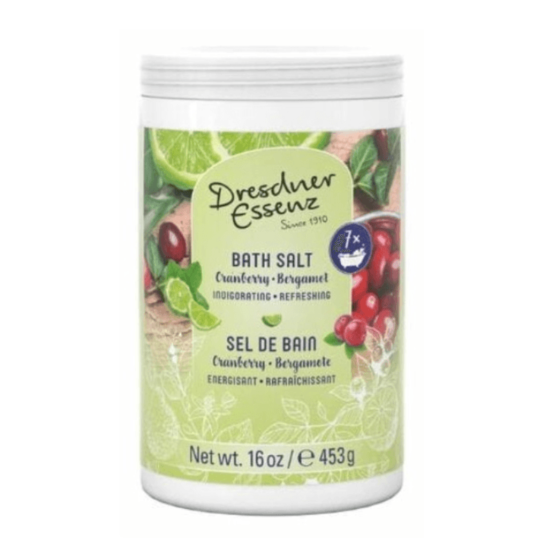 Dresdner Essenz: sól do kąpieli Żurawina & Bergamotka 453 g - Noski Noski