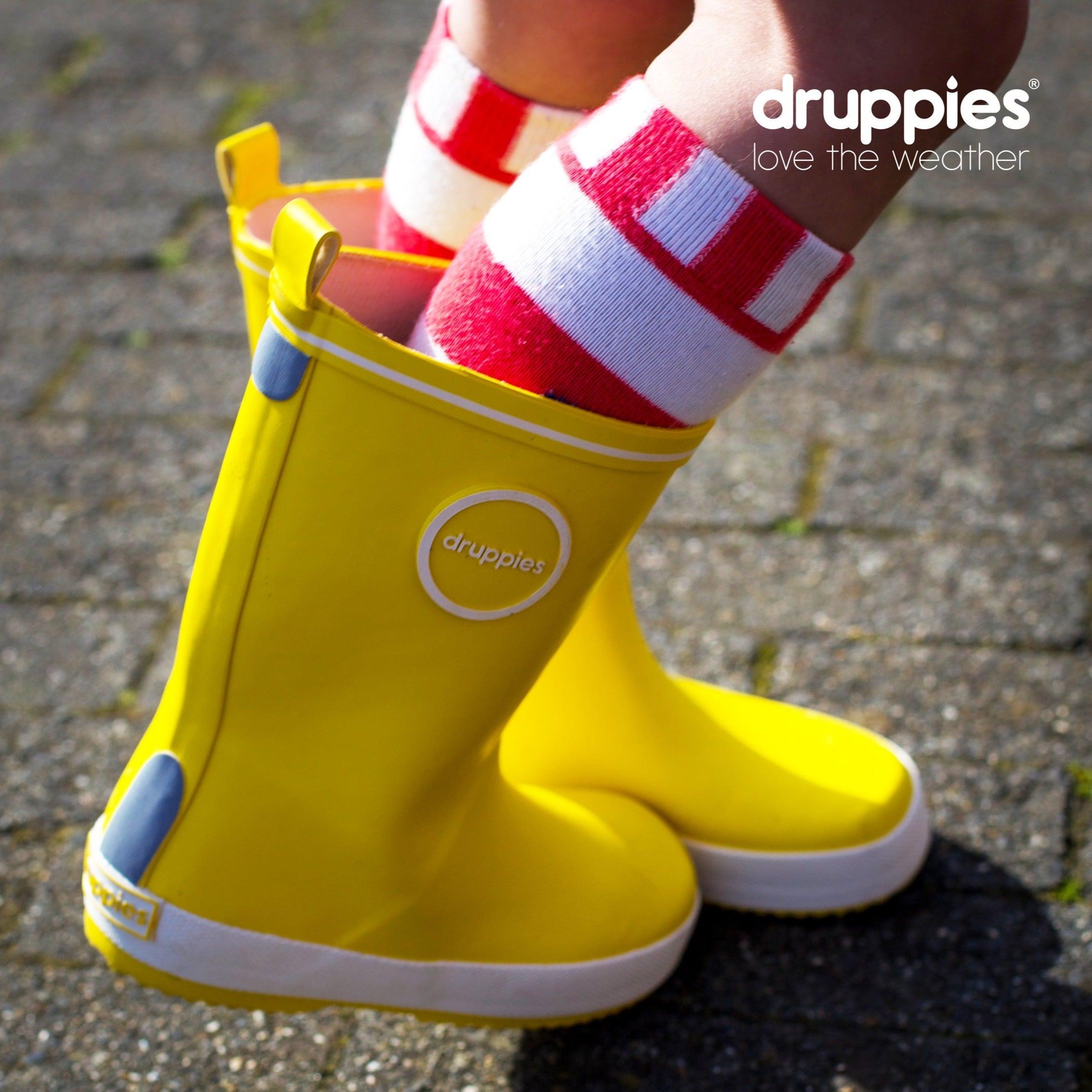 Druppies: kalosze dziecięce Fashion Boot - Noski Noski