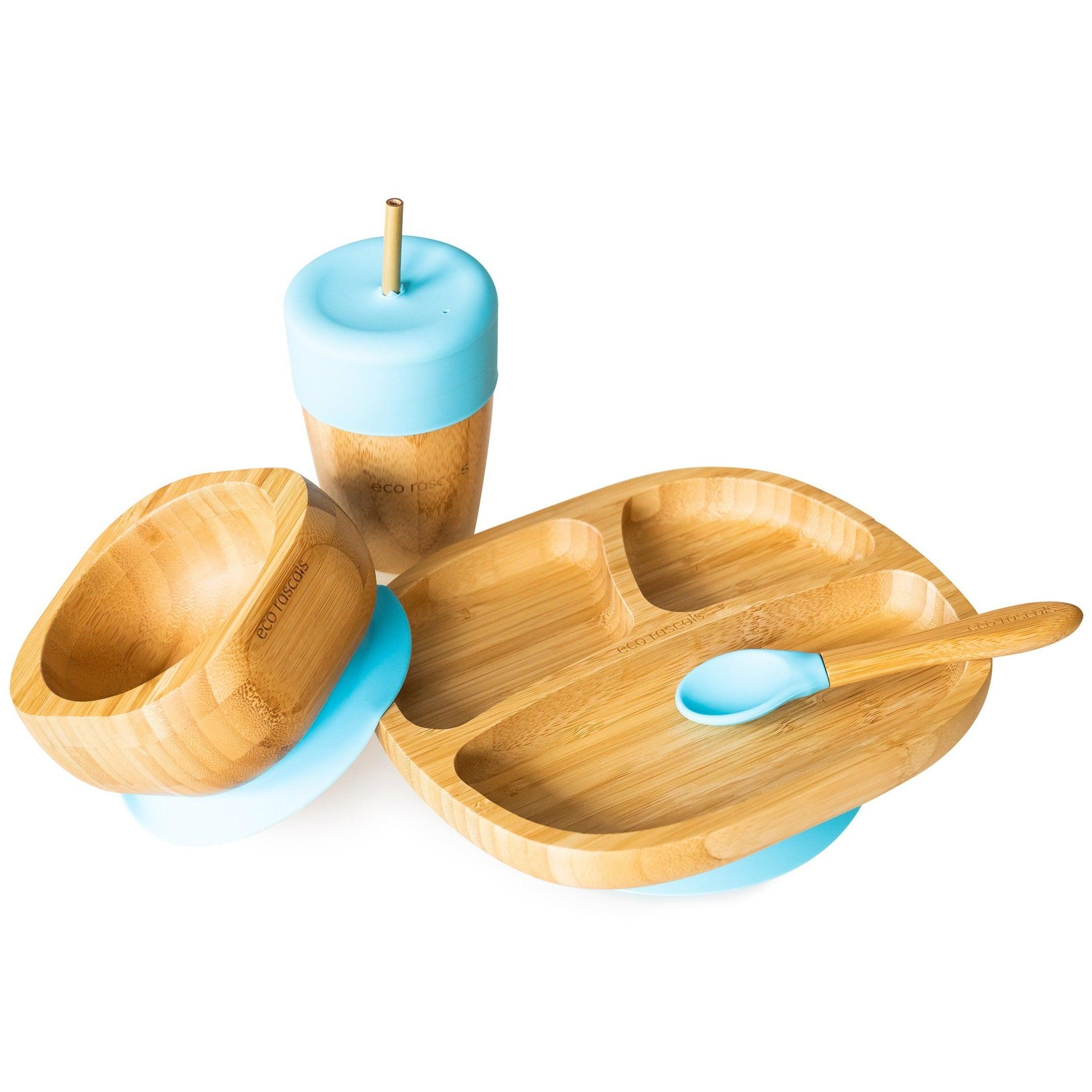 Eco Rascals: bambusowe naczynia dla dzieci Gift Set - Noski Noski