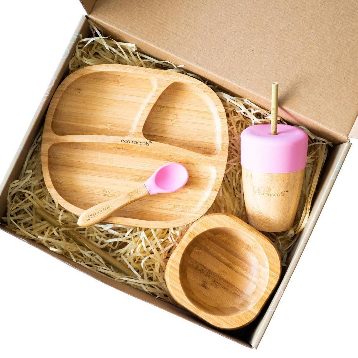 Eco Rascals: bambusowe naczynia dla dzieci Gift Set - Noski Noski