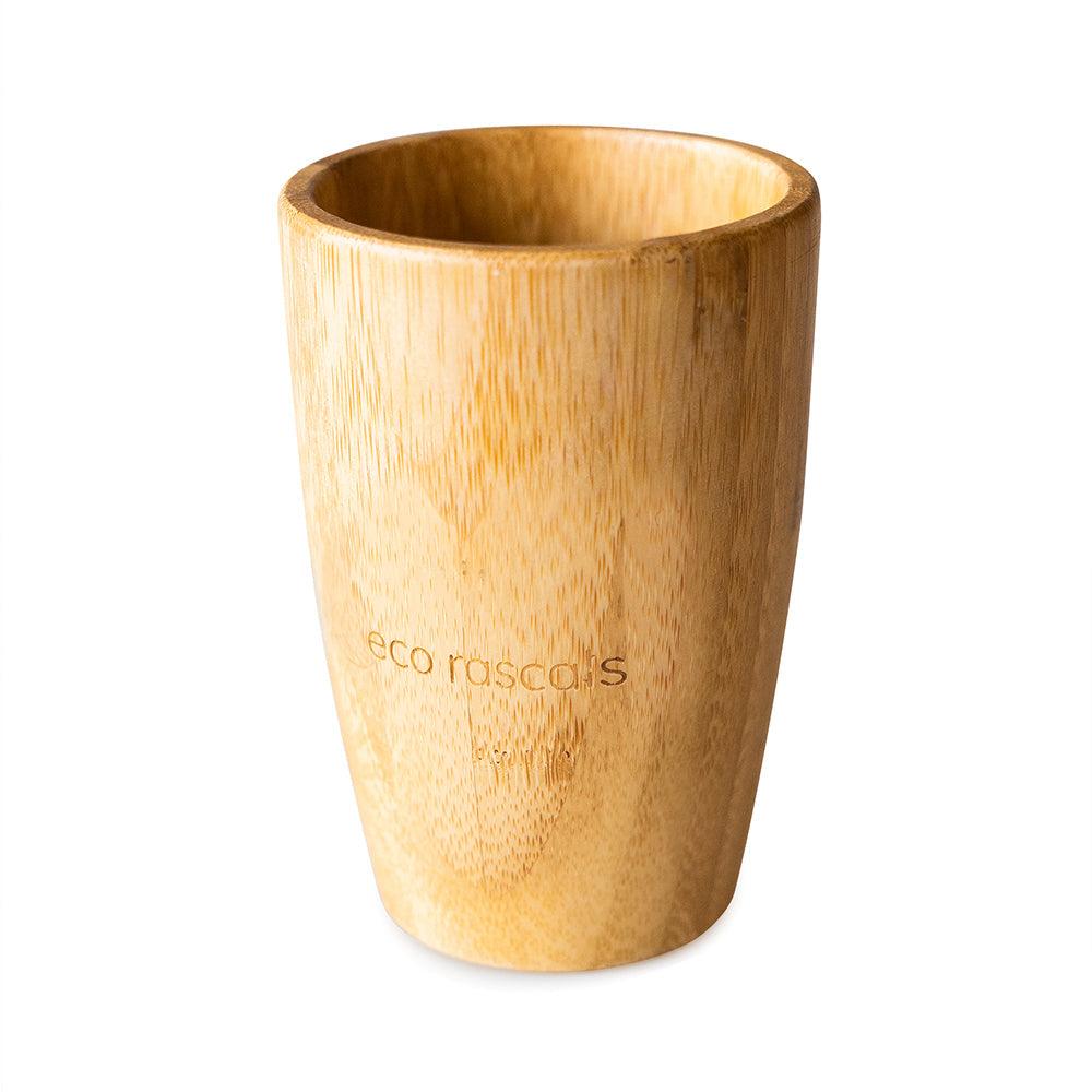 Eco Rascals: kubek bambusowy z silikonową nakładką i słomką 240 ml - Noski Noski