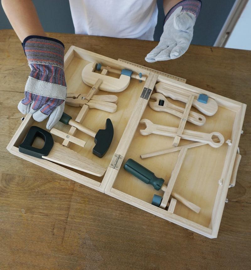 Egmont: drewniana skrzynka z narzędziami Tool Box - Noski Noski