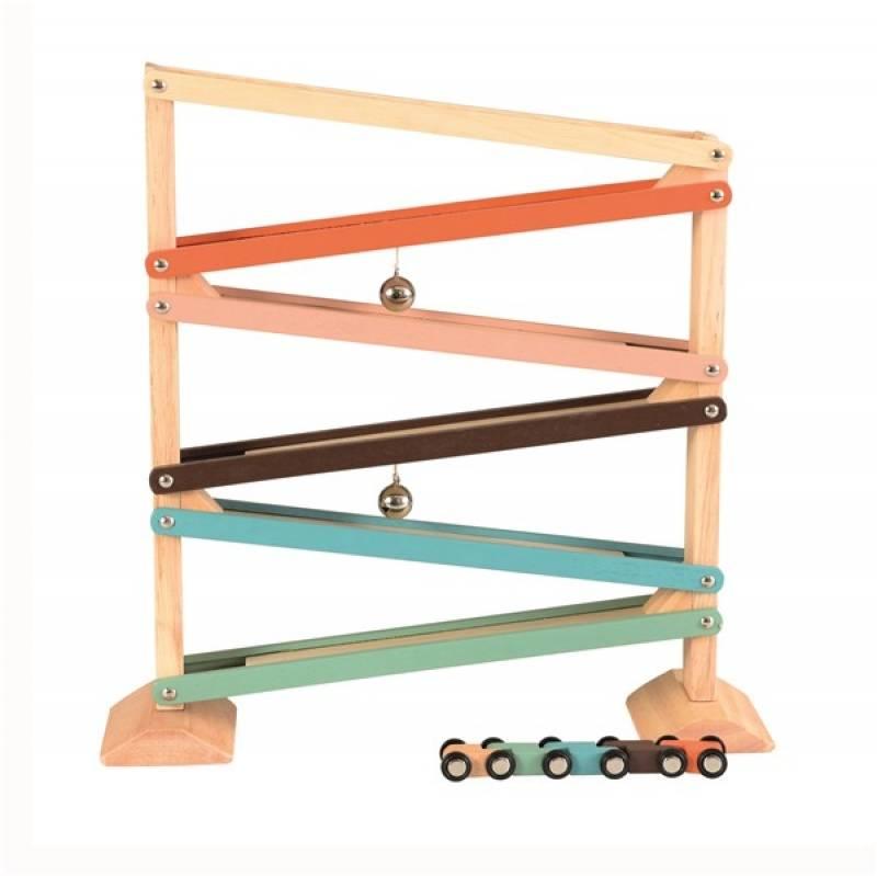 Egmont: drewniana zjeżdżalnia 5 kolorów - Noski Noski