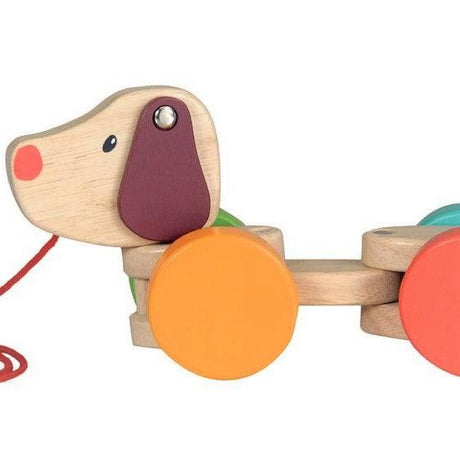 Egmont: drewniany piesek do ciągnięcia Funny Dog - Noski Noski