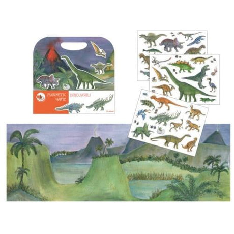 Egmont: magnetyczna układanka w teczce Dinozaury - Noski Noski